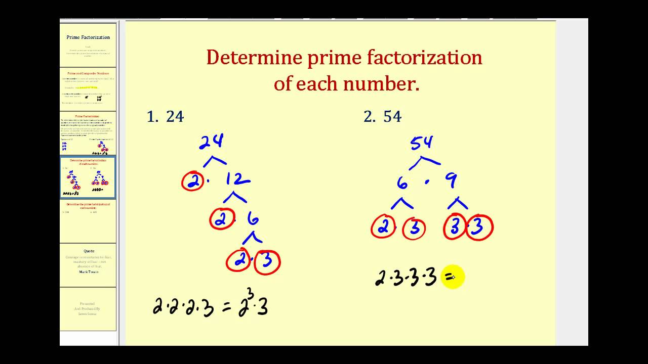 Prime Factorization - YouTube