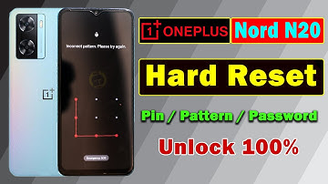 OnePlus Nord N20 SE Hard Reset | How to Unlock OnePlus Nord N20 SE Pattern | oneplus nord n20  reset