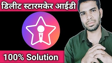 delete starmaker id permanently | delete starmaker account permanently