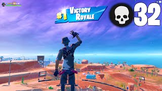 32 Elimination Solo vs Squads Win Full Gameplay Fortnite Season 3 (PC Keyboard)