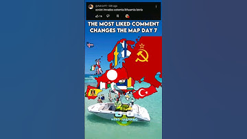 the most liked comment changes the map (day 7) #mapper #europe #map #geography #mapping #world