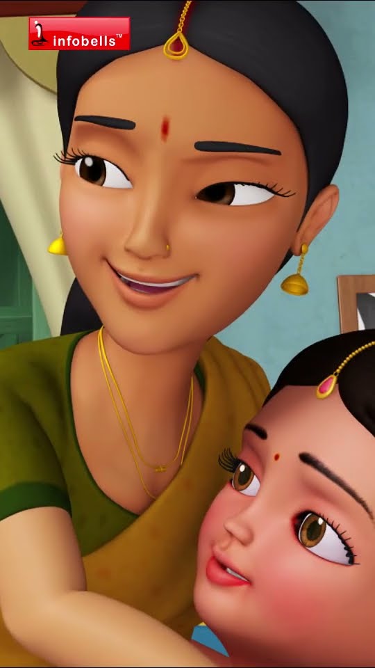 मेरी प्यारी माँ - My Dear Mummy | Hindi Rhymes \u0026 Cartoons | Infobells #hindirhymes #hindicartoons
