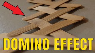 How to Make Popsicle Stick Bomb Chain Reaction | Domino Effect | Experimental Army