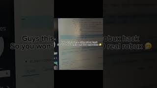 This is the BESt ROBLOX HACK!#shorts #trending #robux #freerobux #fake  #fypシ #shocking #crazy