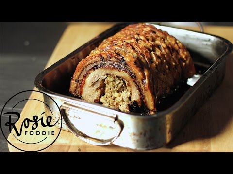 Festive Stuffed Porchetta Pork Roast | Rosie Foodie