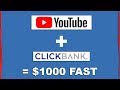 How To Make $1000 With Clickbank Affiliate Marketing Fast - Make Money Online