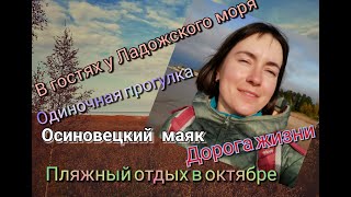 В гостях у Ладожского моря. Однодневный выезд от ст.Ладожское озеро до ст.Ваганово. Осиновецкий маяк