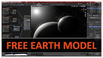 Earth in Universe Animation | Blender 2.93