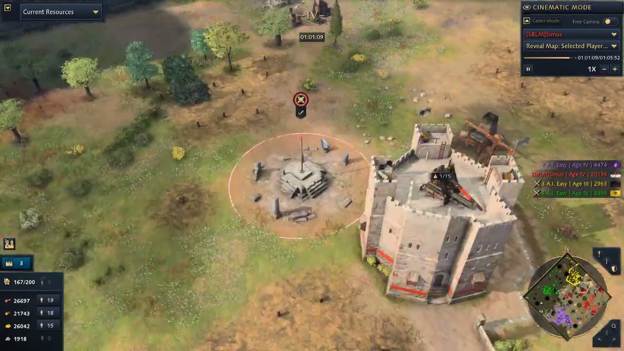 Sublime Shoutcast Age of Empires 4 Templars 2v2 on Easy Part 6