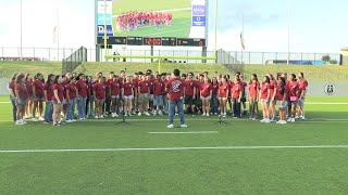 OTHS Choir Sings the National Anthem