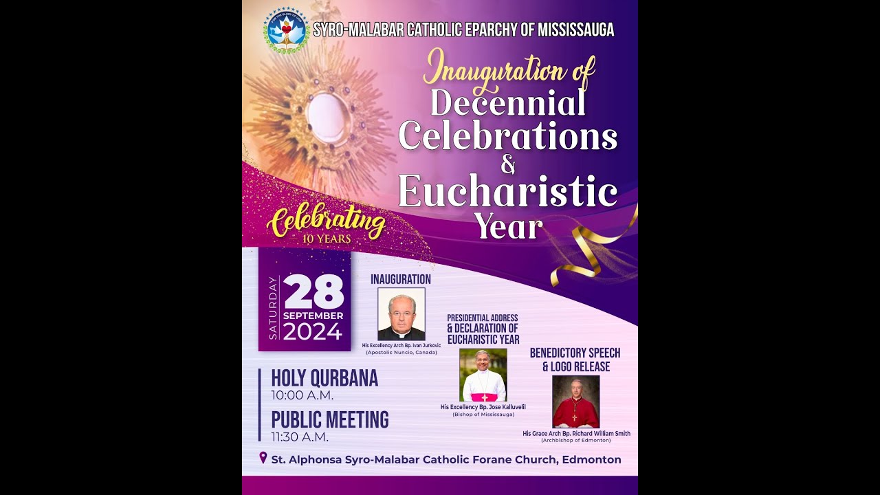 Inauguration of Celebrations & Eucharistic Year St. Alphonsa Syro