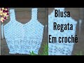 BLUSA|REGATA DE CROCHÊ