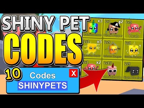 10 Mythical Shiny Pet Codes In Roblox Mining Simulator Youtube