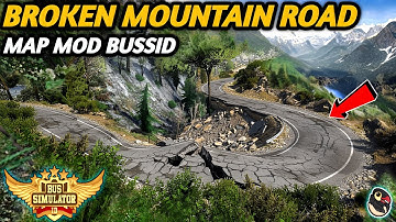 DOWNLOAD! 🔥 New Broken Mountain Road Map Mod For Bus Simulator Indonesia।Bussid Mod Map 4.3.3