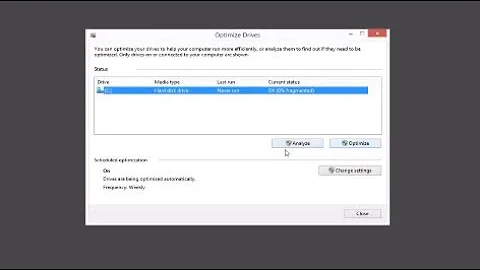 Windows 8  Disk Defragmenter [Tutorial]