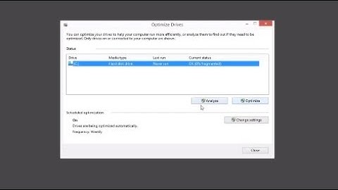 Windows 8  Disk Defragmenter [Tutorial]