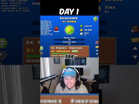 ID 5100492 DAY 1 Challenge By LT0980 Geometrydash Geodash Challenge Ship Shorts