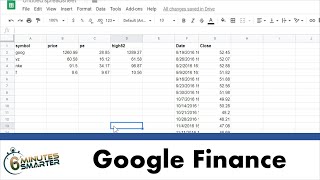 Use the Google Finance Function in Google Sheets screenshot 4
