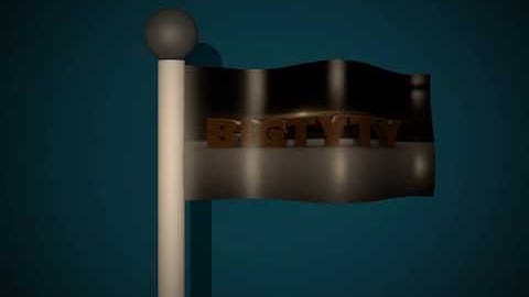 Cinema 4D Waving flag