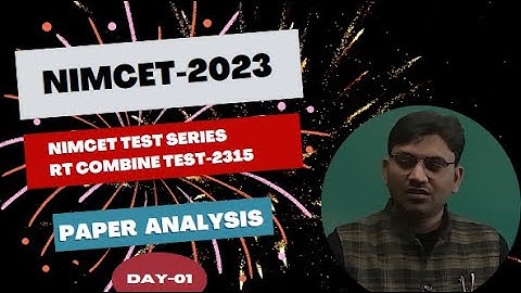 #NIMCET-2023-24 /#CUET-PGQP26/RT Combine Test -15/PAPER ANALYSIS//Run Tutorials/Varanasi