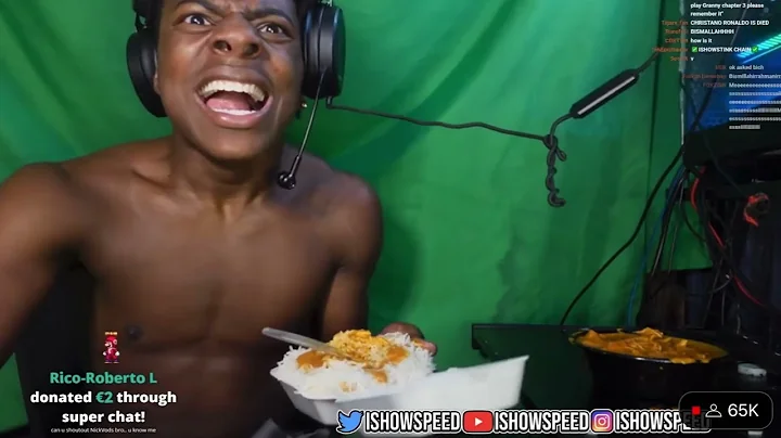iShowSpeed Trys Indian Food for The First Time...😂