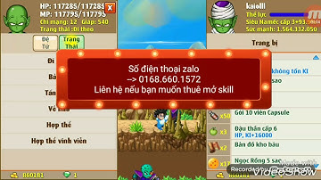 [Ngọc Rồng Online] Mở skill3 đệ tử nào ae