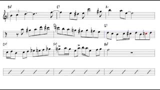 Autumn Leaves Joseph Kosma 1947 Tenor Sax chords