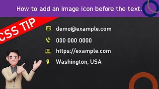 how to add an image icon before the text in CSS | CSS tip | Knowledge Meetup screenshot 4