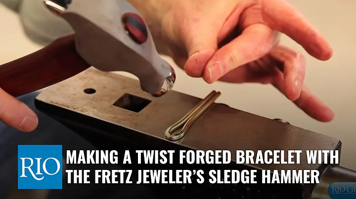 Making a Twist Forged Bracelet with the Fretz Jewe...