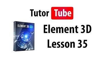 Element 3D Tutorial - Lesson 35 - 3D Object Replication