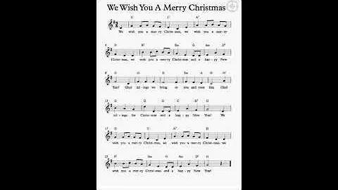 Christmas Carols: We wish you a merry... Play alon...