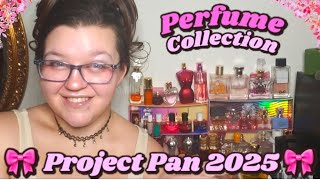 Perfume Collection Project Pan 2025 #projectpan #perfume #fragrancecommunity #perfumedupes #perfumes