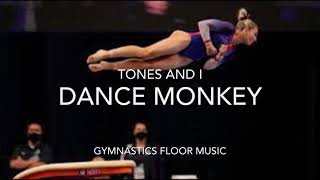 Dance monkey gymnastics floor music