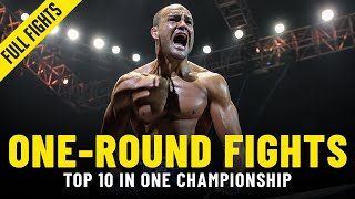 Top 10 One-Round Fights In ONE Championship