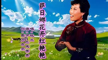 《萨日娜花开红艳艳》怀旧电影歌曲，优美的歌声百听不厌。