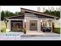 SMALL HOUSE DESIGN | 8 X 10 Meters | 3 Bedroom with Sari-sari Store