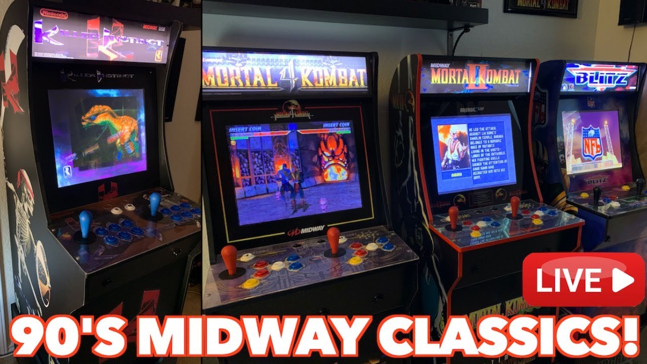 Playing Classic 90's Midway Arcade Games! Killer Instinct, Mortal Kombat &  More! - YouTube