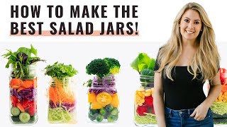 Meal Prep Salad Jars! 🥗 The Best Tricks + Variations screenshot 3