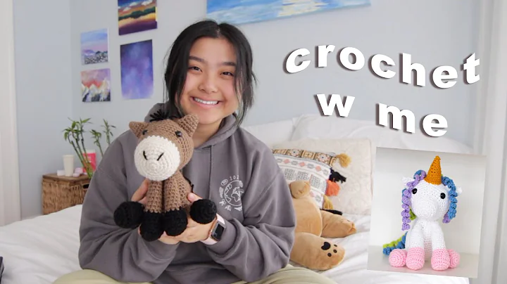 Learn how to crochet an adorable donkey and unicorn!