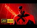 Spider man across the spider verse  miles travels to earth42 scene in 4kr