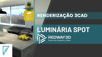 Renderização 3Cad #01 | Luminária Spot Redway