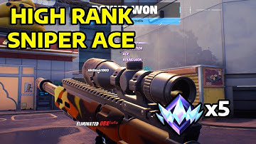 1 Sniper, 5 Unreal Players - The Perfect Ace!