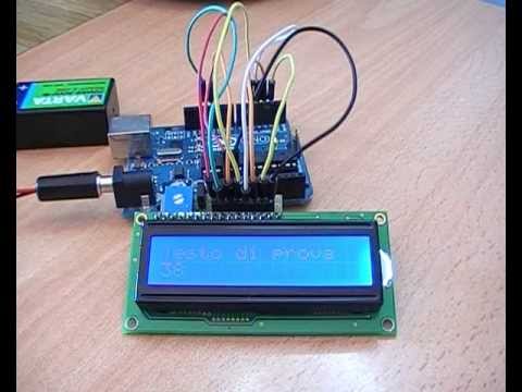 Arduino - mini shield per LCD - YouTube