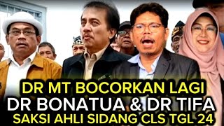 AMUNISI PAMUNGKAS DR MT, BOCORKAN SKENARIO SIDANG CLS TGL 24 