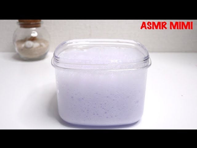 【ASMR】泡だらけのしゅわしゅわスライム♡　Soary Slime Sound binaural - No talking