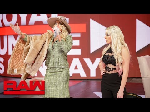 Lacey Evans makes an unexpected appearance on "A Moment of Bliss": Raw, Jan. 21, 2019