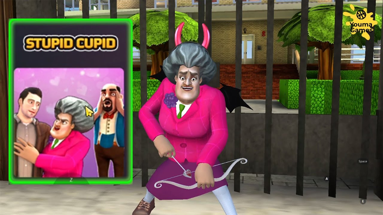 Scary Teacher 3D Stupid Cupid. Miss T Evil Match Making Ways Might Just Come To Bite Her In The Back