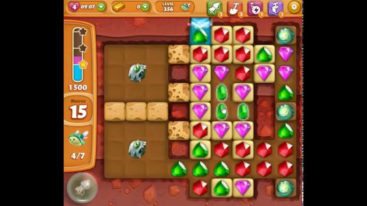 Diamond Digger Saga level 356 no boosters 😈