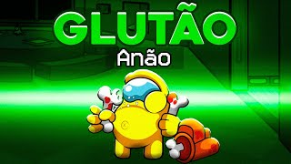 Virei o GLUTÃO ANÃO no Among Us com MODS!