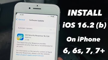 Install iOS 16.2 (b) new update on iPhone 6, 6s, 7, 7+ || Update Now